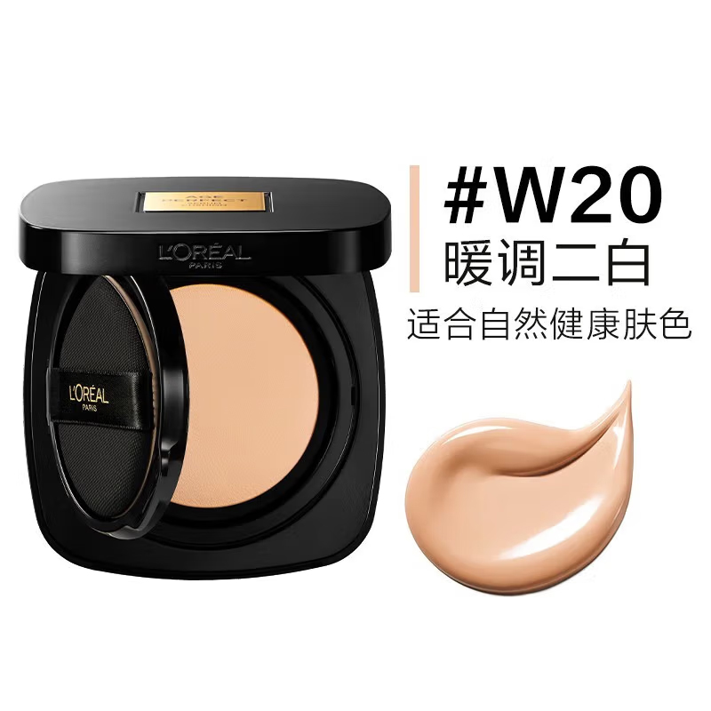 欧莱雅 金致臻颜柔光无瑕气垫霜#W20 12g